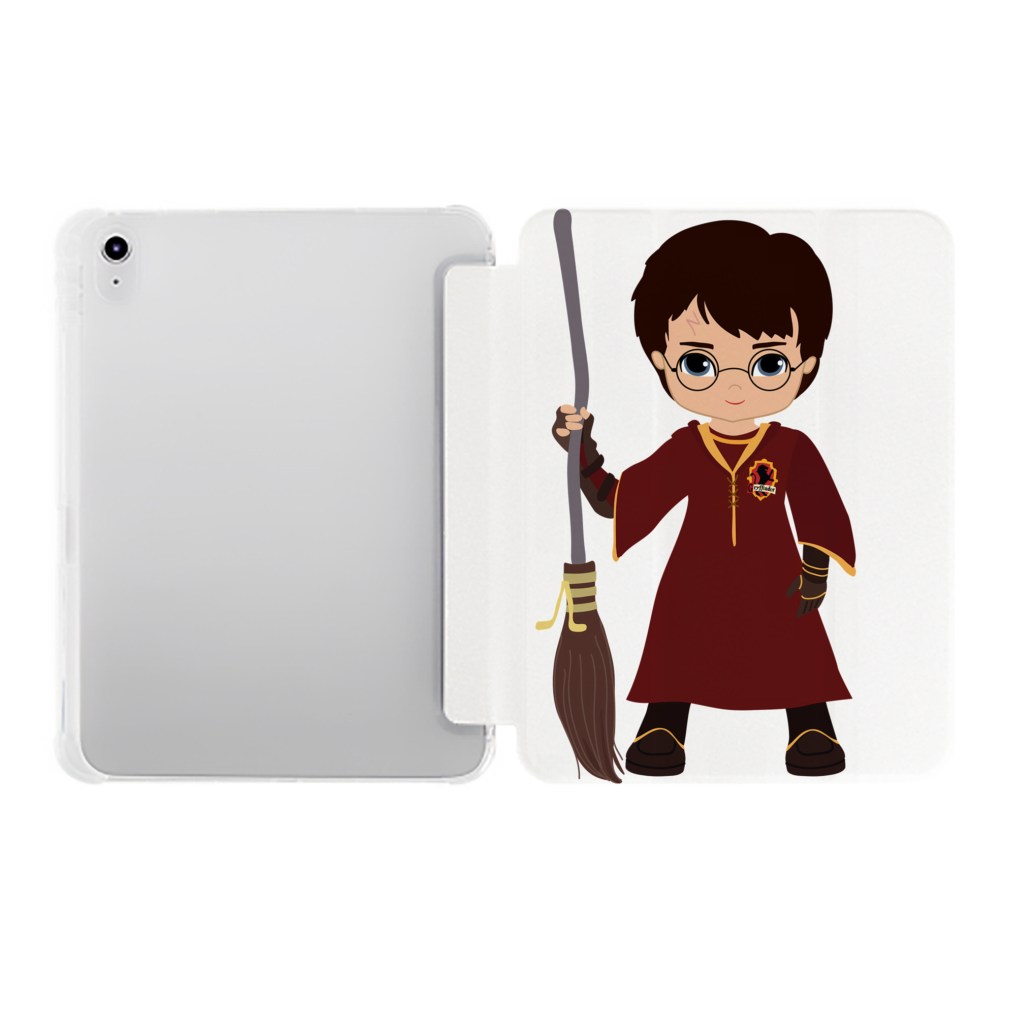 （画像用） Harry Potter ハリー・ポッターシリーズ IPad ケース ペン収納付き 三つ折りスタンド PUレザー×シリコン 対応機種9.5/10.5/10.9インチ